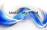 Unit3   My Food
