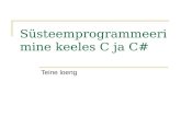 Süsteemprogrammeerimine keeles C ja C#