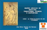 NOÇÕES BÁSICAS DE MEDICINA TRADICIONAL CHINESA E ACUPUNTURA