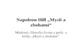 Napoleon Hill „Mysli a zbohatni“
