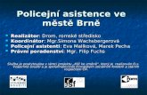 Policejní asistence ve městě Brně