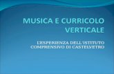 MUSICA E CURRICOLO VERTICALE