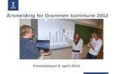 Årsmelding for Drammen kommune 2012