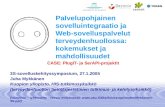 CASE: PlugIT- ja SerAPI-projektit 3S-sovelluskehityssymposium, 27.1.2005 Juha Mykkänen
