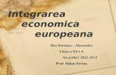 Integrarea economic a european a