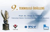Prof. Dr. Ömer Z. CEBECİ Teknoloji Ödülü Yürütme Kurulu (TÖYK) Başkanı