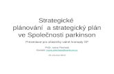 Strategické  plánování  a strategický plán ve Společnosti parkinson