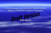 A Framework for Semantic-based Model Base in Decision Support Systems