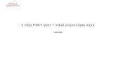 1.step PMIT start + initial project data input Concept