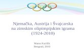Njemačka ,  Austrija i Švajcarska na zimskim olipimpijskim igrama (1924-2010)
