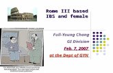 Rome  III based  IBS and female
