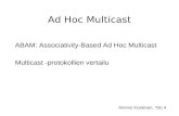 Ad Hoc Multicast