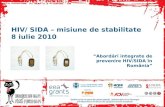 HIV/ SIDA  – misiune de stabilitate 8 iulie  2010