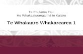 Te Poutama Tau: He Whakaaturanga mā te Kaiako Te Whakaaro Whakarearea 1