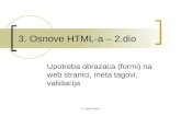 3. Osnove HTML-a – 2.dio
