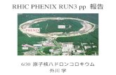 RHIC PHENIX RUN3 pp  報告