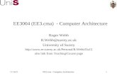 EE3004 (EE3.cma)  - Computer Architecture