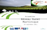 Réseau Rural Martinique 29 septembre 2011