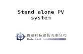 Stand alone PV system