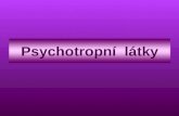 Psychotropní  látky