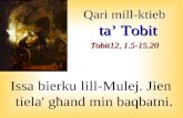 Qari mill-ktieb ta’  Tobit Tobit12, 1.5-15.20