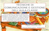 TECNICHE DI COMUNICAZIONE E GESTIONE DELL’AULA-CLASSE