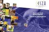 Nemzeti Civil Alapprogram  2010-es pályázati év