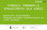 Fundusz Innowacji Społecznych dla Łodzi