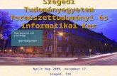 Szegedi Tudományegyetem Természettudományi és Informatikai Kar