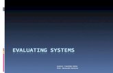 Evaluating Systems