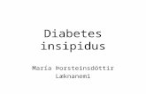 Diabetes insipidus