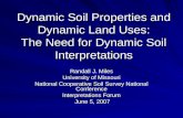 Dynamic Soil Properties and Dynamic Land Uses: The Need for Dynamic Soil Interpretations
