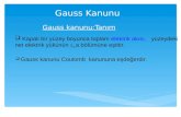 Gauss  Kanunu