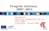 Program  K ultura  2007-2013