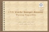 CYK  ) Cocke-Younger-Kasami) Parsing Algorithm
