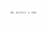 MS ACCESS a VBA