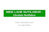 MEIE LAHE NUTILABOR - Liivalaia Nutilabor