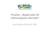Projekt: „Regionální síť mikroregionu Horácko“