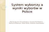 System wyborczy a wyniki wyborów w Polsce