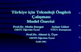 Türkiye için Teknoloji Öngörü Çalışması Model Önerisi Prof.Dr. Metin Durgut       Aykut Göker