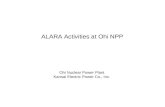 ALARA Activities at Ohi NPP