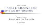 Thema 6: Ethernet, Fast- und Gigabit-Ethernet