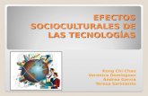 EFECTOS SOCIOCULTURALES DE LAS TECNOLOGÍAS