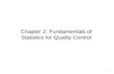 Chapter 2- Fundamentals of Statistics for Quality Control