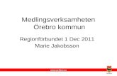 Medlingsverksamheten  Örebro kommun