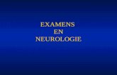 EXAMENS  EN NEUROLOGIE