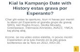 Kial la Kampanjo Date with History estas grava por Esperanto?