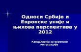 Односи Србије и Европске уније и њихова перспектива у 2012