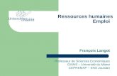 Ressources humaines Emploi