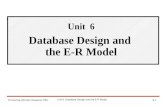 Unit  6 Database Design  and  the  E-R  Model